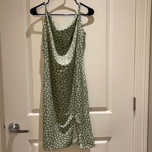 Shein split hem dress